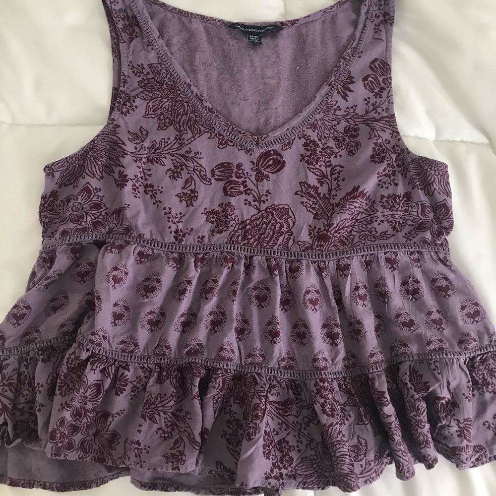 V-neck blouse